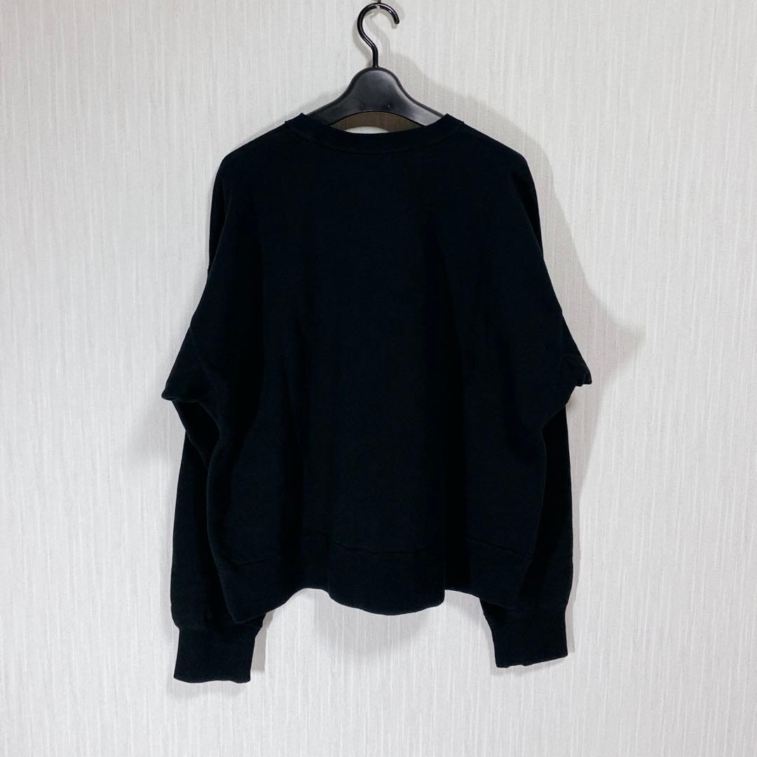 新品タグ付 A/W24-25 BUNNY ORB コットン裏毛クルーネックトップ