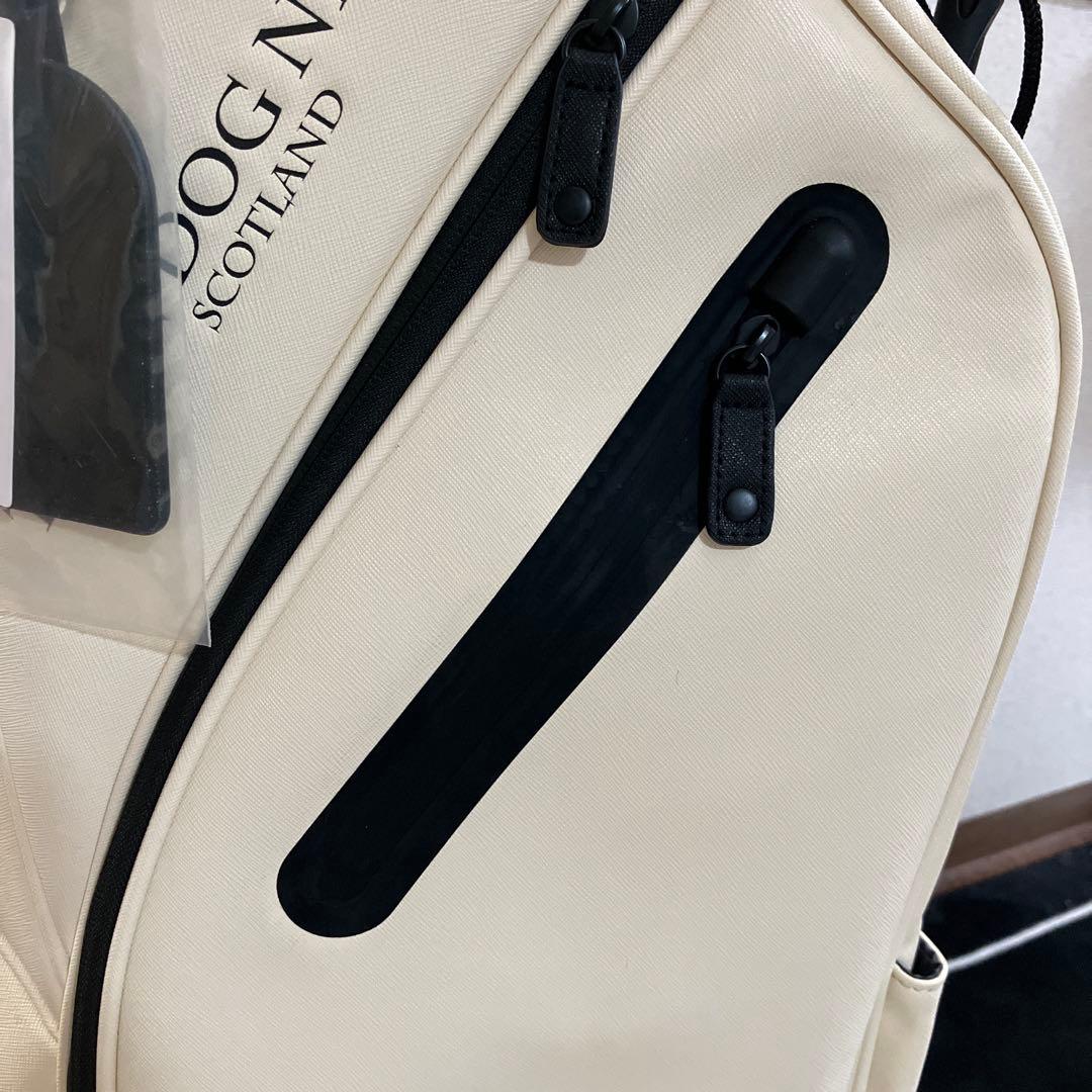 即日発送 新品 TDN GOLF スコットランド発 スタンドバッグ オフホワイト