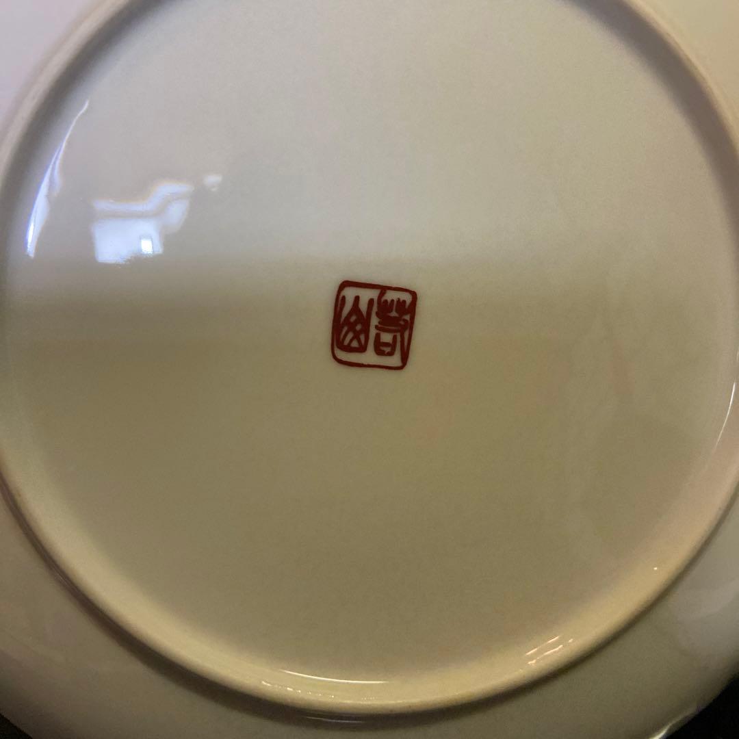 蔵出し！昭和レトロ【　飾り皿・花入・灰皿・皿立て・松梅菊　】金彩4点セット