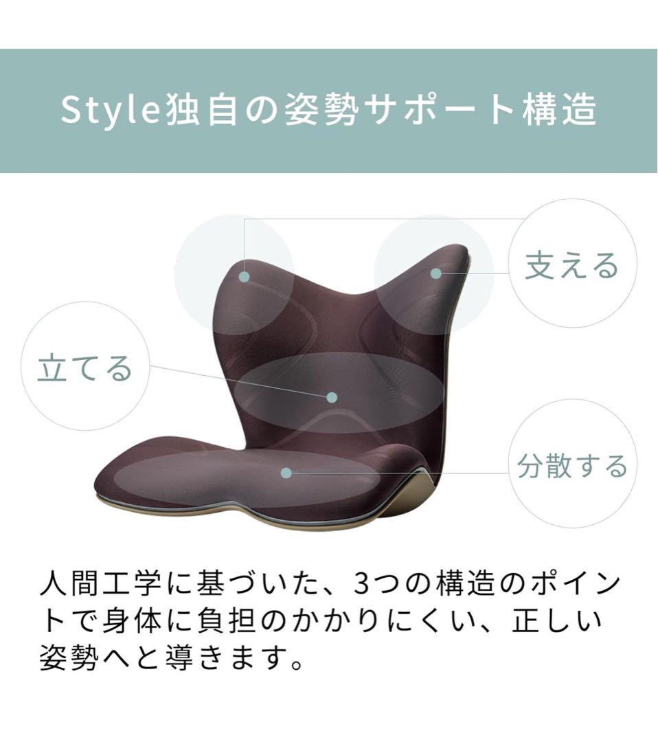 【シンカズ】スタイル プレミアム/MTG 骨盤サポートチェア 座椅子