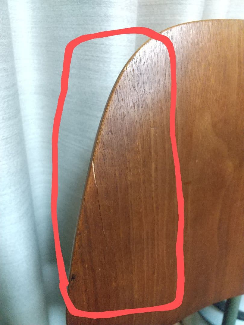 ハーマンミラーイームズ椅子ダイニングチェアヴィンテージ DCMひびあり