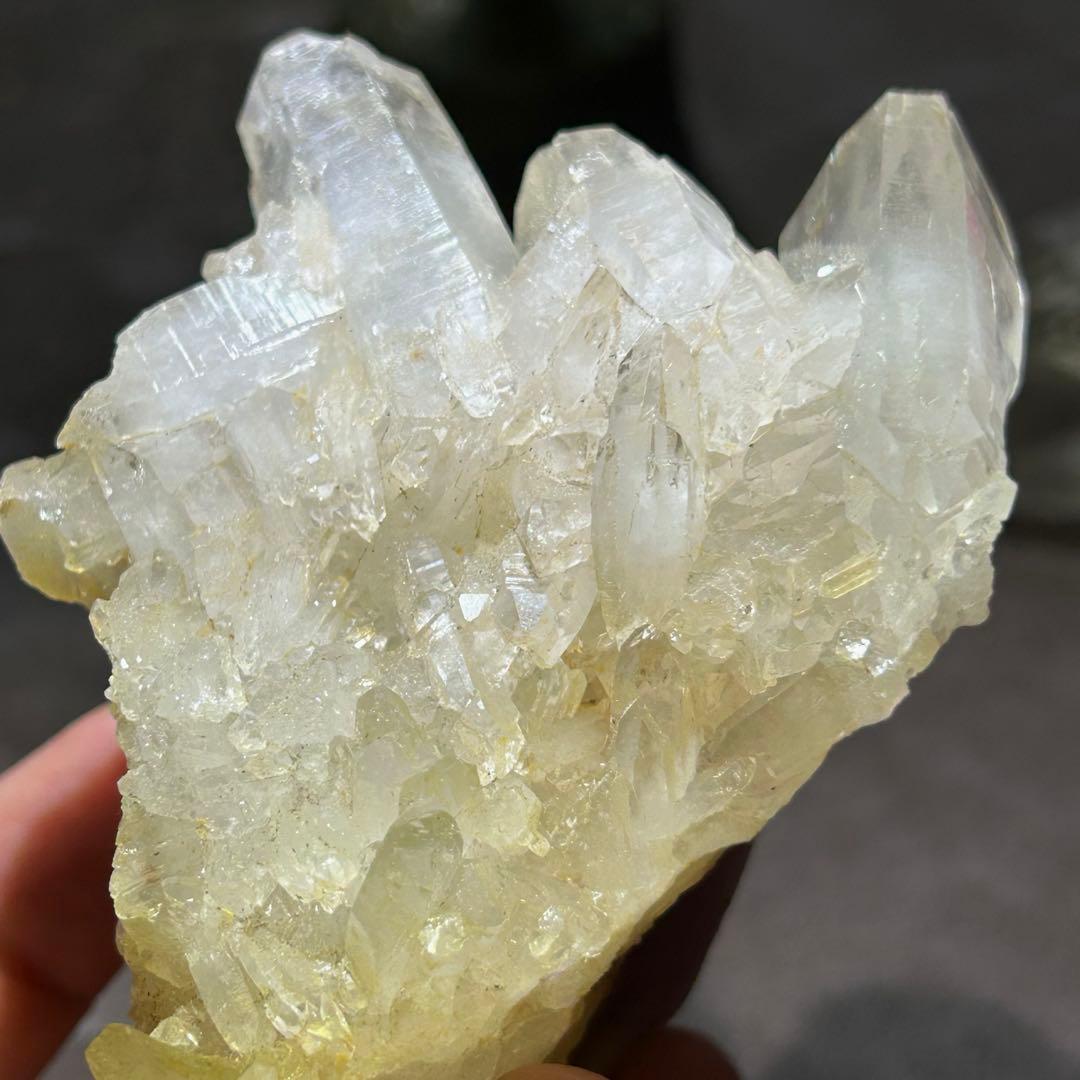 ☆別格高級品！ゴールデン　マニカラン　水晶　原石　クラスター　福徳弁天秘宝⑧