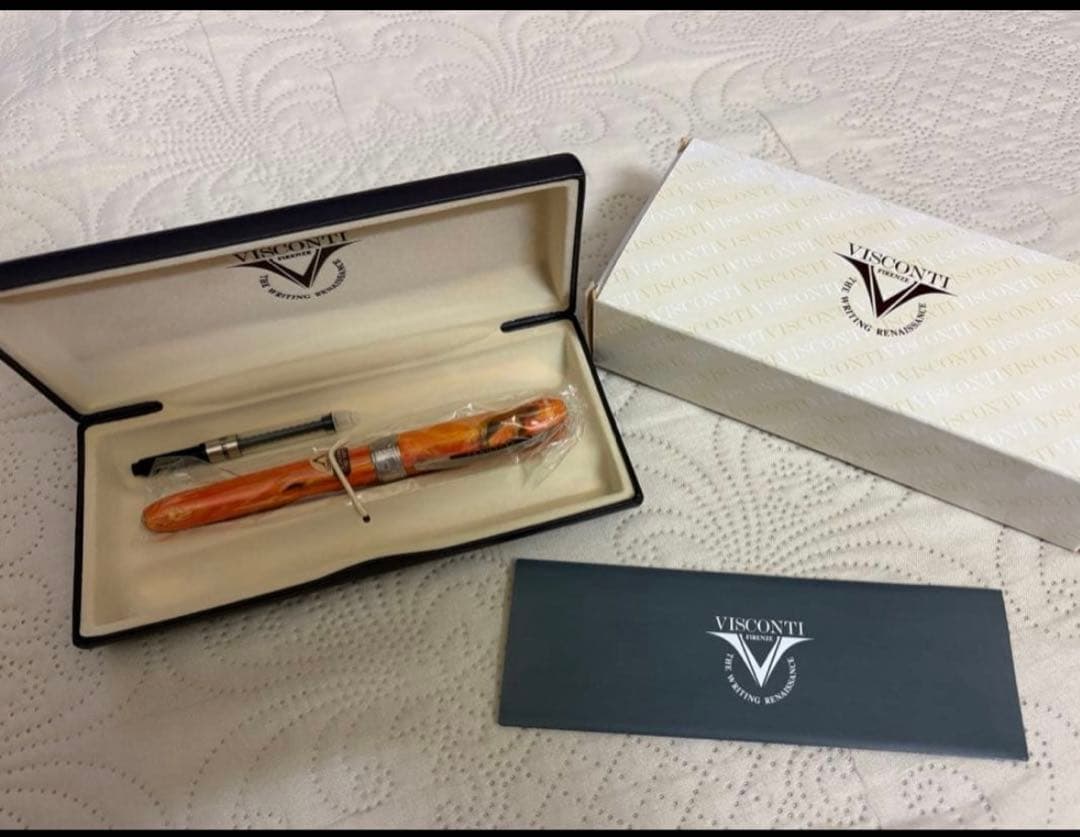 VISCONTI 万年筆 レンブラントオレンジ