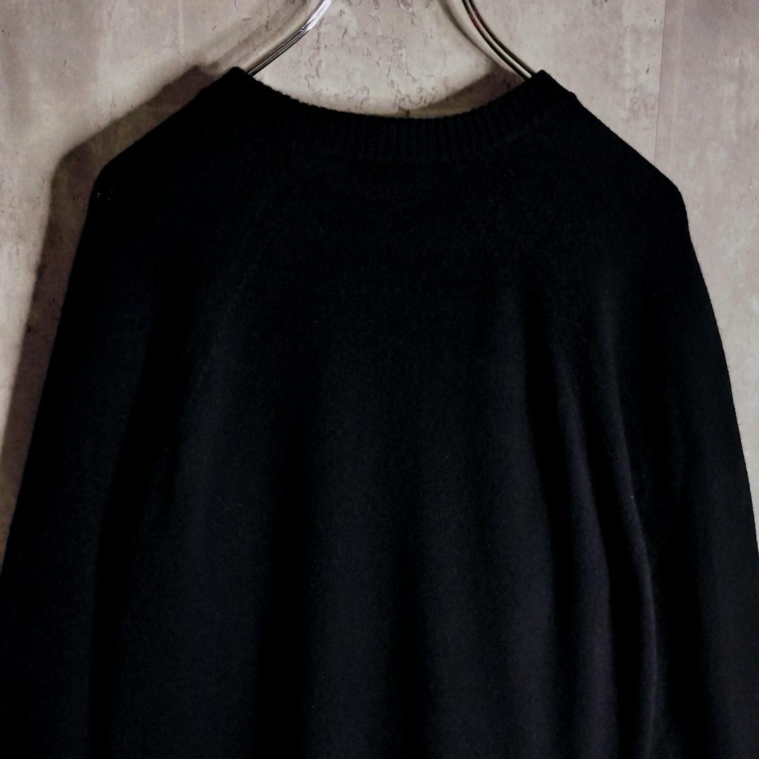 極美品★ディオール ショーン・ステューシー カシミヤ100％ ロゴ刺繍 ニット