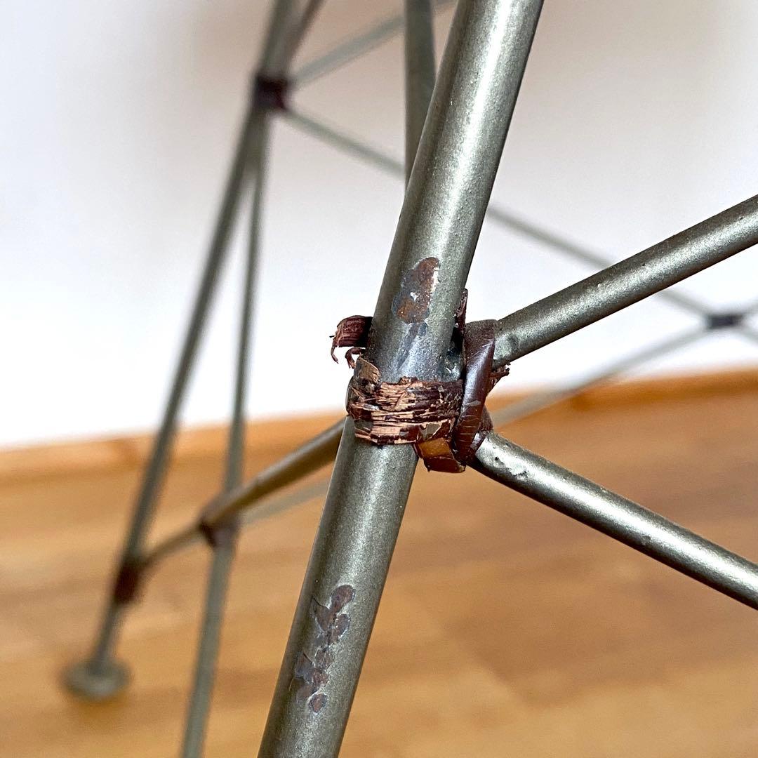 ラタン×スチール アームチェア YAMAKAWA RATTAN 旧モデル推定