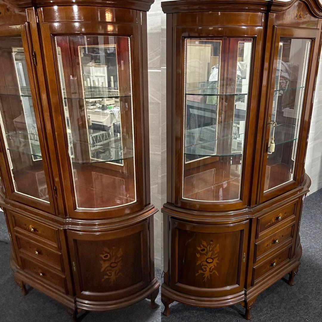 ブリアンツァ 飾り棚 イタリア輸入家具 アンティーク おしゃれ d2289