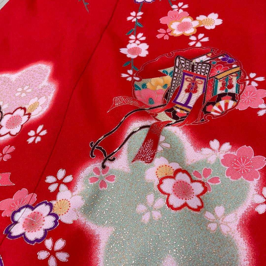 【新品】ポリエステル　四つ身　絵羽