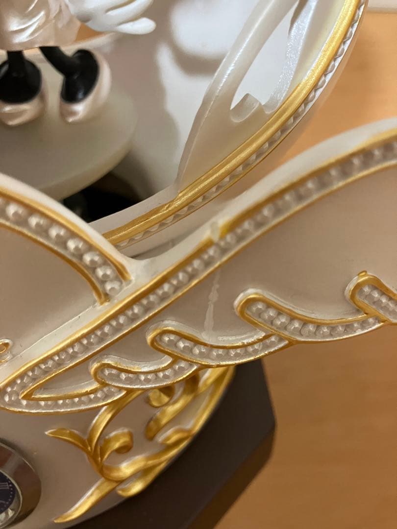 「ミッキー＆ミニー メモリアルオルゴール兼置き時計」