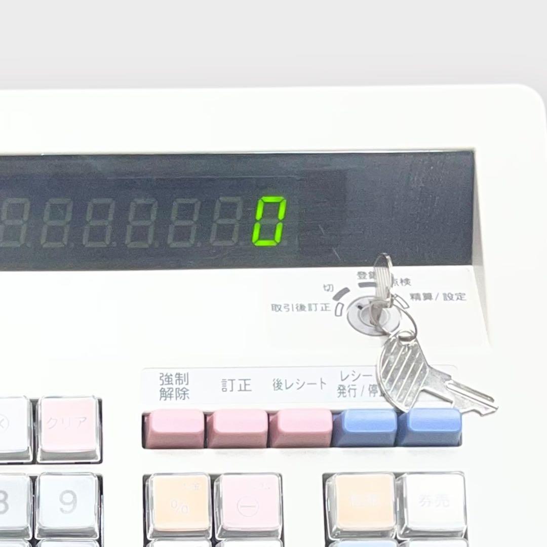 SHARP シャープ　電子レジスター　XE–A147–W ACアダプター付き