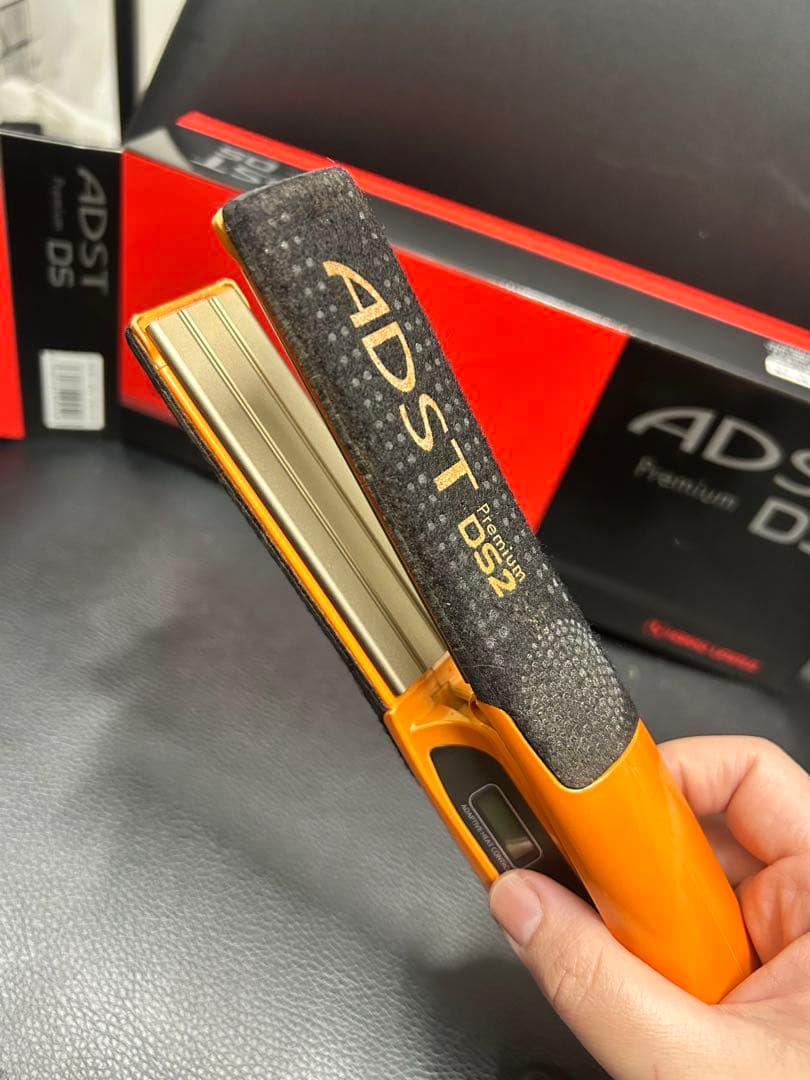 ADST DS2ストレートヘアアイロン オレンジ 箱無し