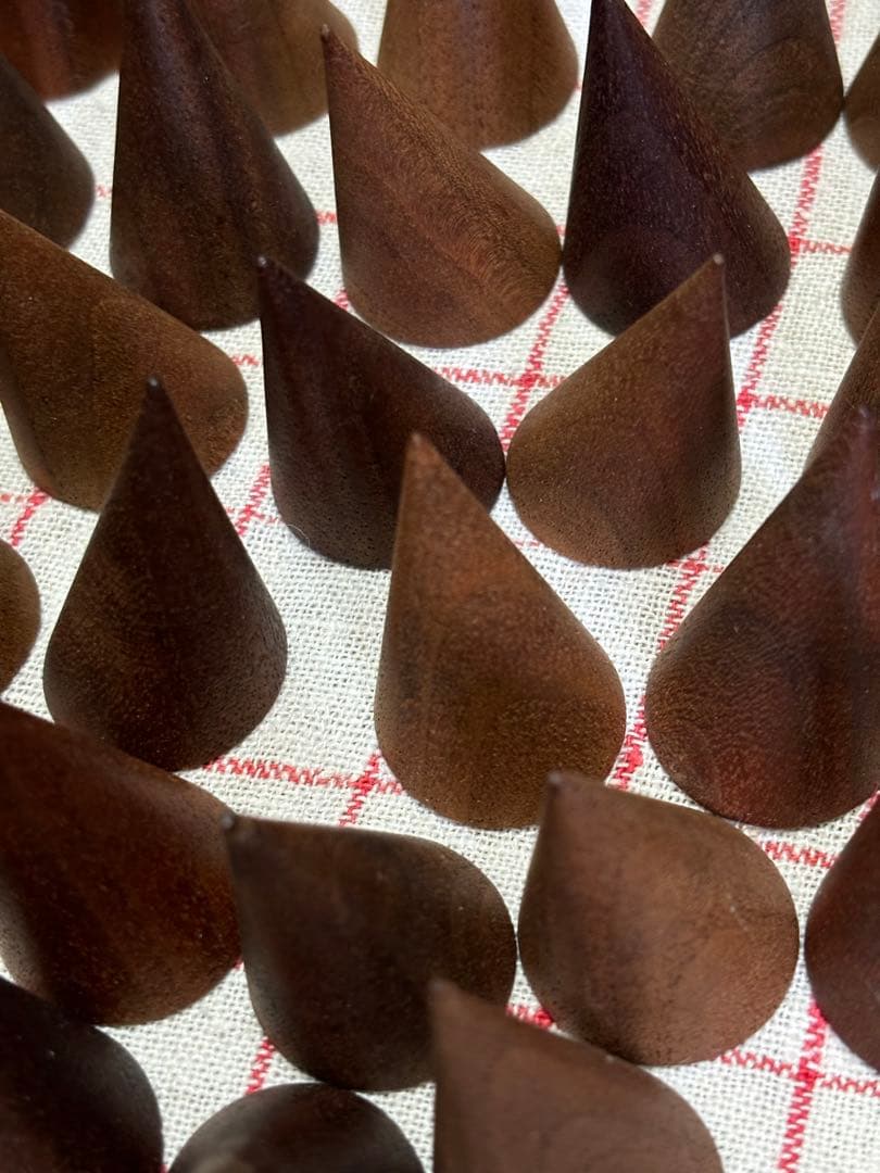 リングスタンド 木製 指輪置き アクセサリースタンド 65個セット