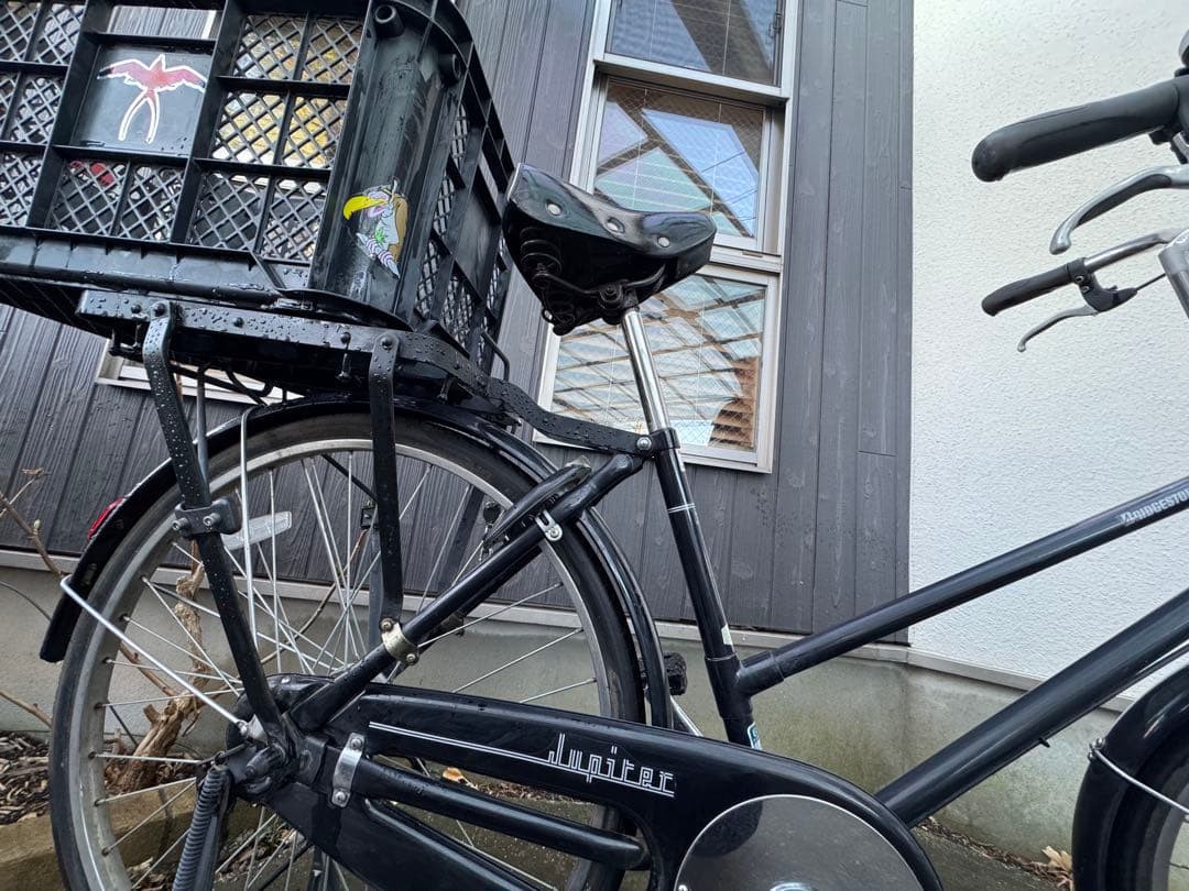 美品　ブリヂストン　ジュピター　実用車　昭和　レトロ　自転車　ビンテージ