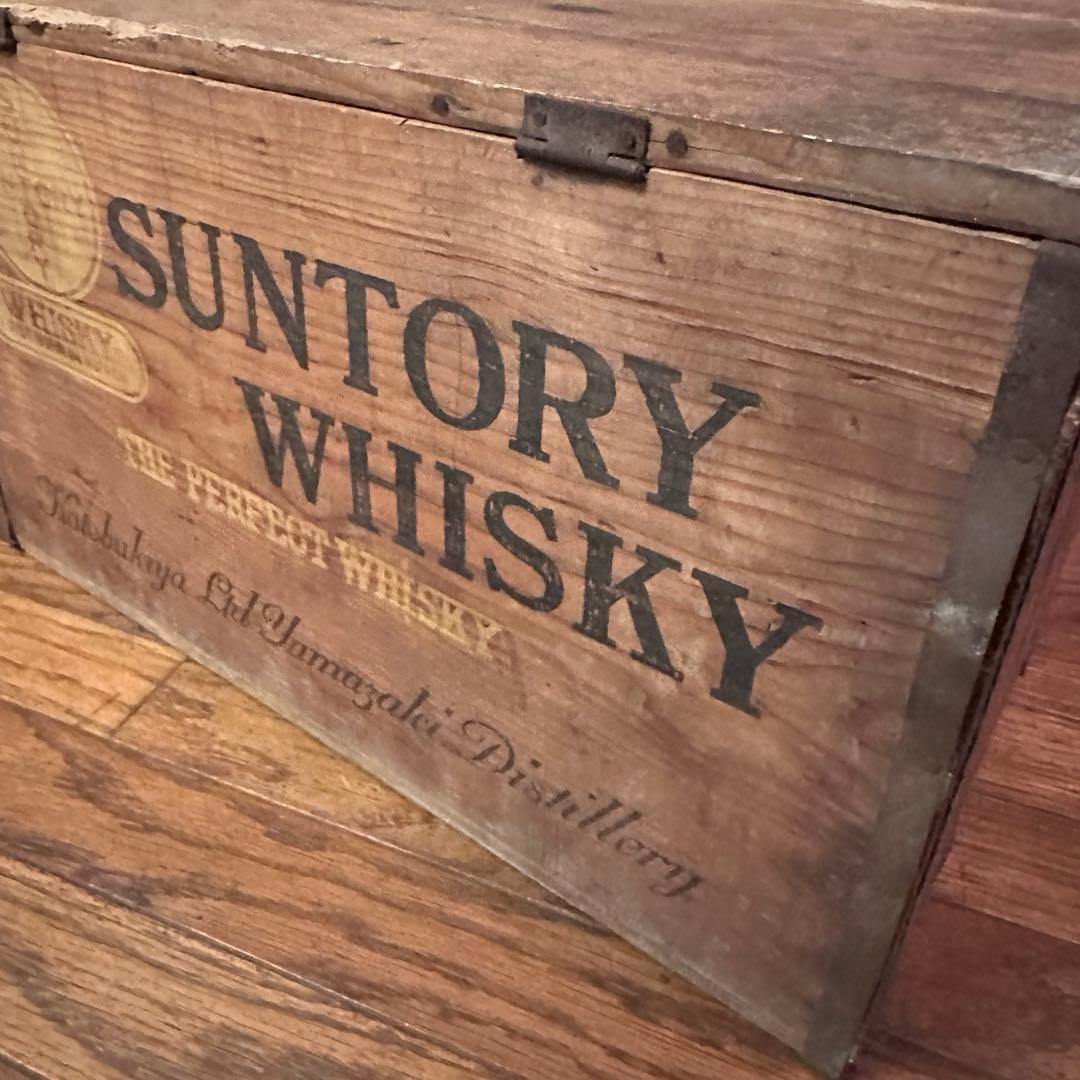 壽屋　サントリーウィスキー　初期　木箱　希少です