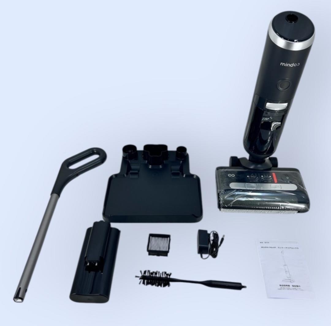 【未使用品】mindoo AquaX 水拭き掃除機 MIA-N001 BLK