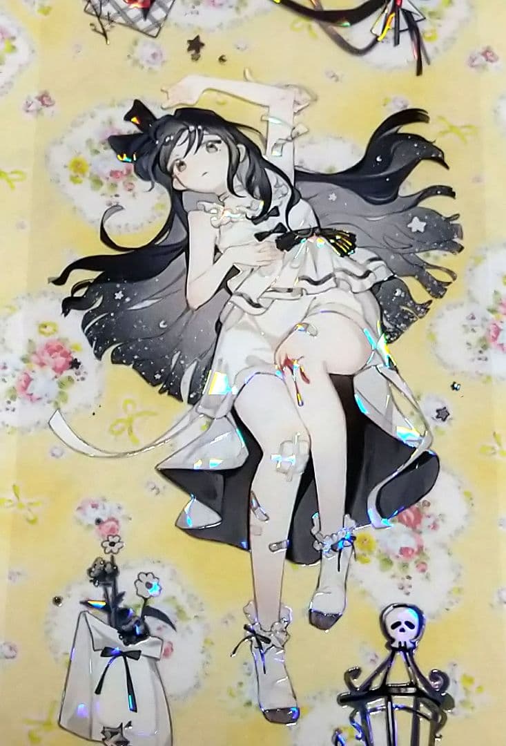 J967＃黑猫部落(贝壳光)迷雾切り売り海外人物マステ女の子