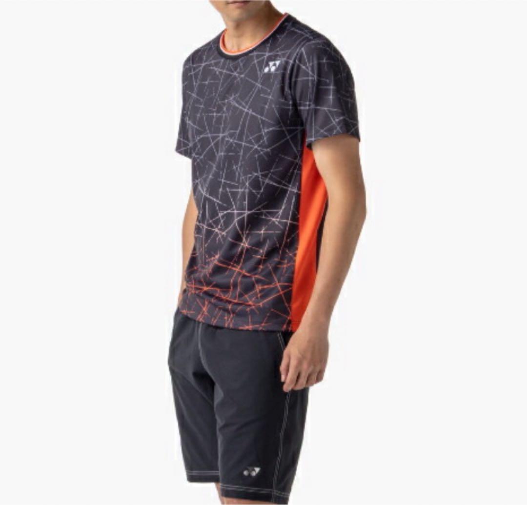 YONEX ユニ ゲームシャツ NTT東日本モデル ブラック 007 Ｏサイズ