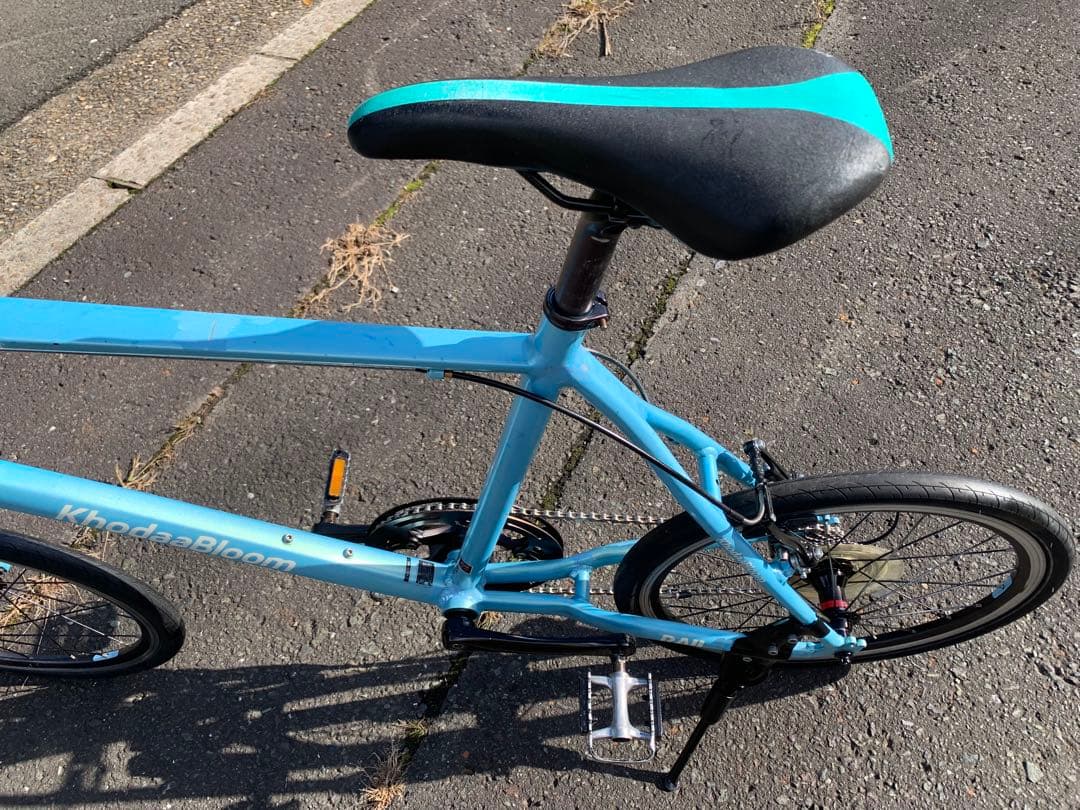 【即乘】送料無料 KhodaaBloomミニベロ RAIL小径車クロスバイク9速