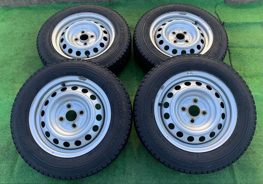 14 インチ ス チールホイール& GOOD YEAR 155/80R14
