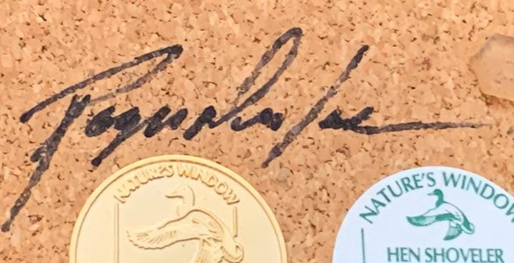 鴨、ハンドクラフトの木製彫像　美術工芸品