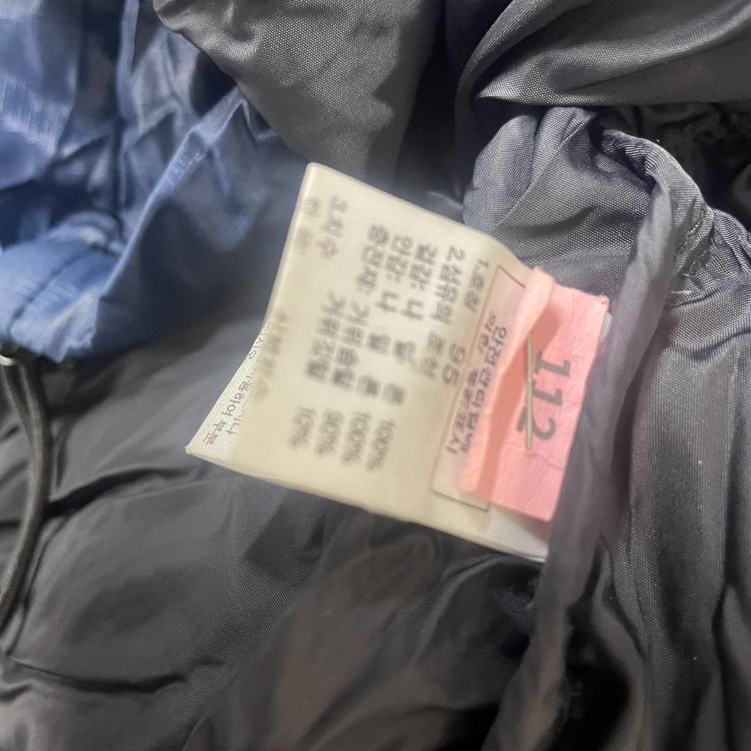 ★The North Face 700 ダウンジャケット ヌプシ M黒紺 E3★