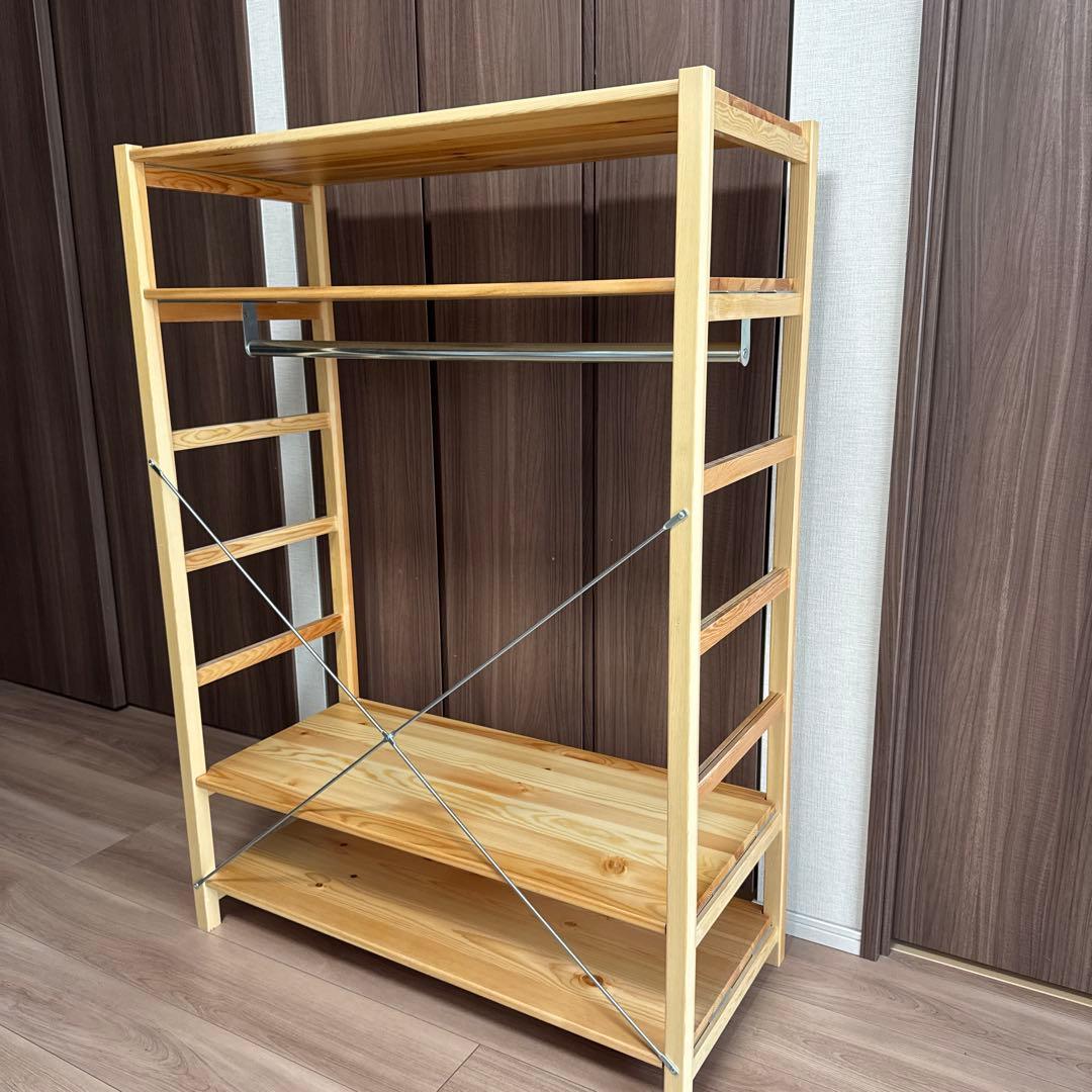 無印良品　パイン材　ユニットシェルフ