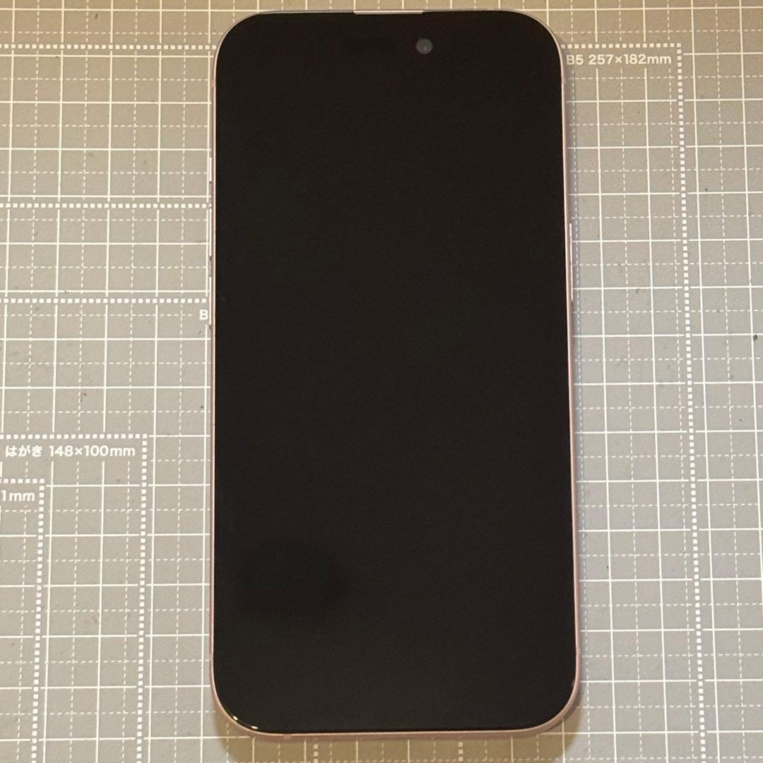 iPhone15 128GB ピンク バッテリー 88%