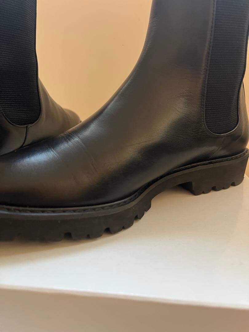 Demi-Luxe BEAMS サイドゴアブーツ ブラック 36