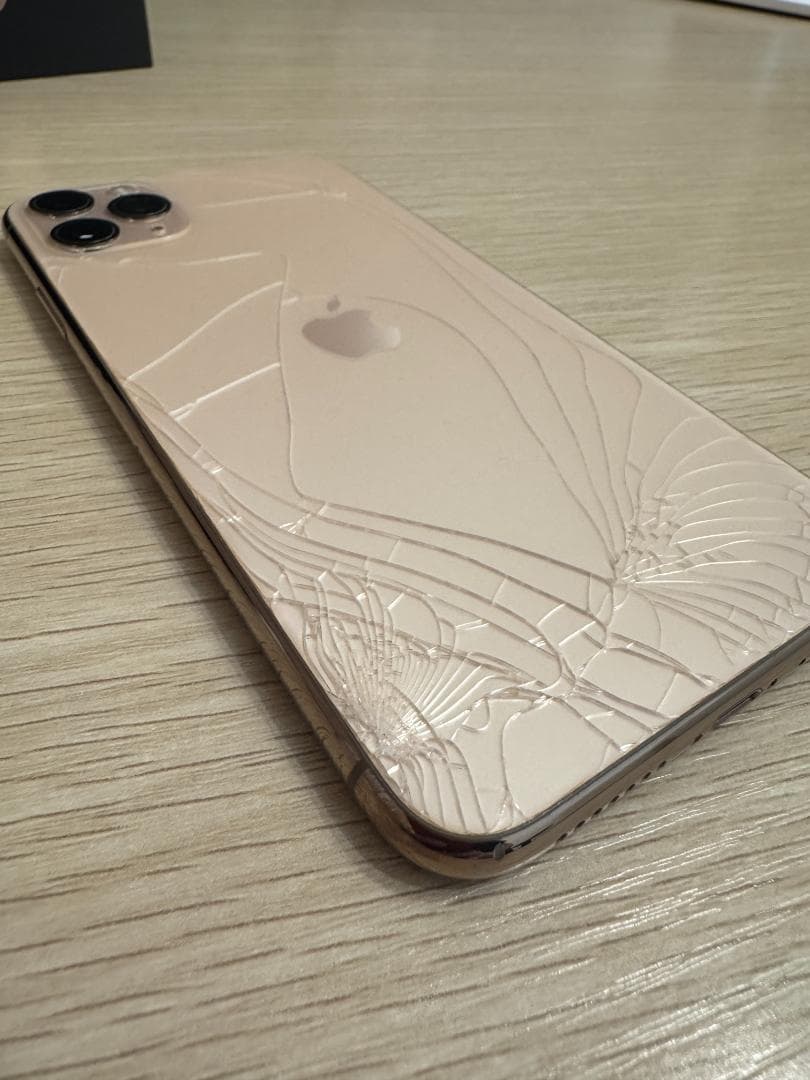 iPhone11ProMax 512GB BT75% 背面割れ FaceID不良