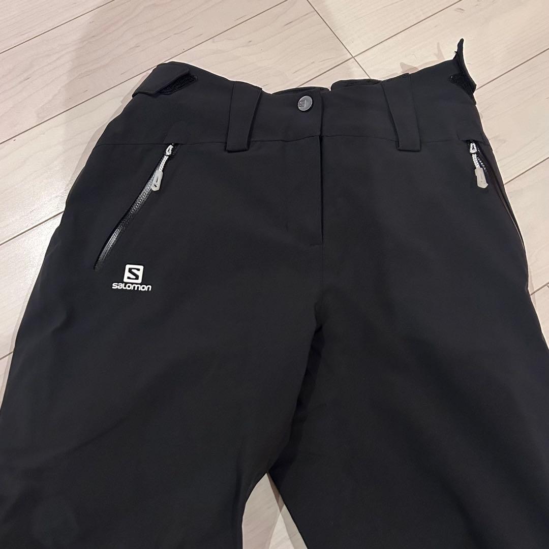Salomon スキーウェア パンツ 黒 M レディース スキー スノボ
