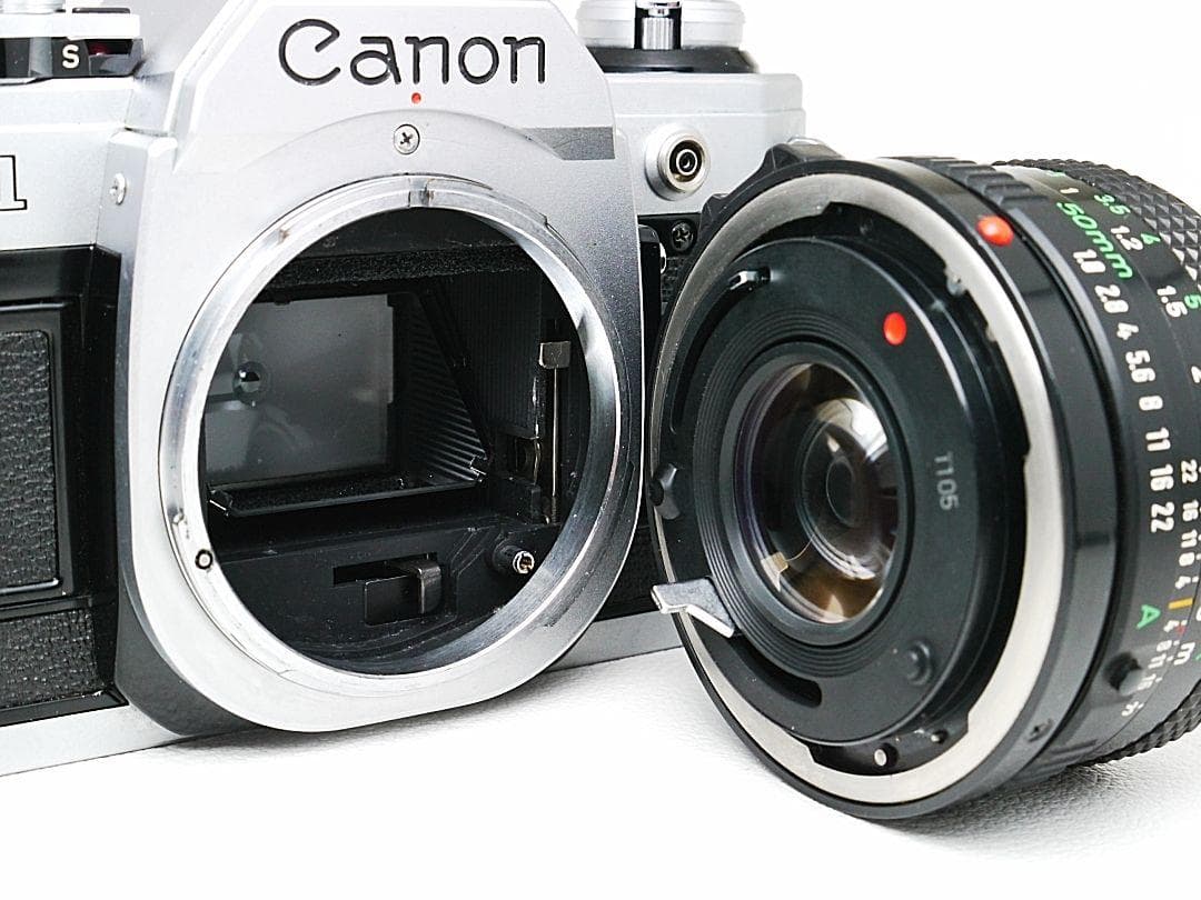 Canon AE-1 50mm F1.8付き 動作チェック済み 付属品付き