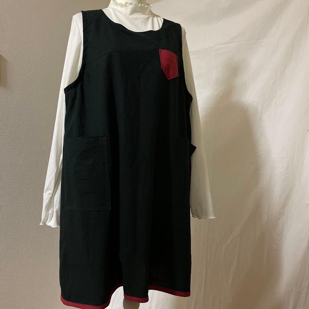 sena様　ワッシャーコットン　エプロン