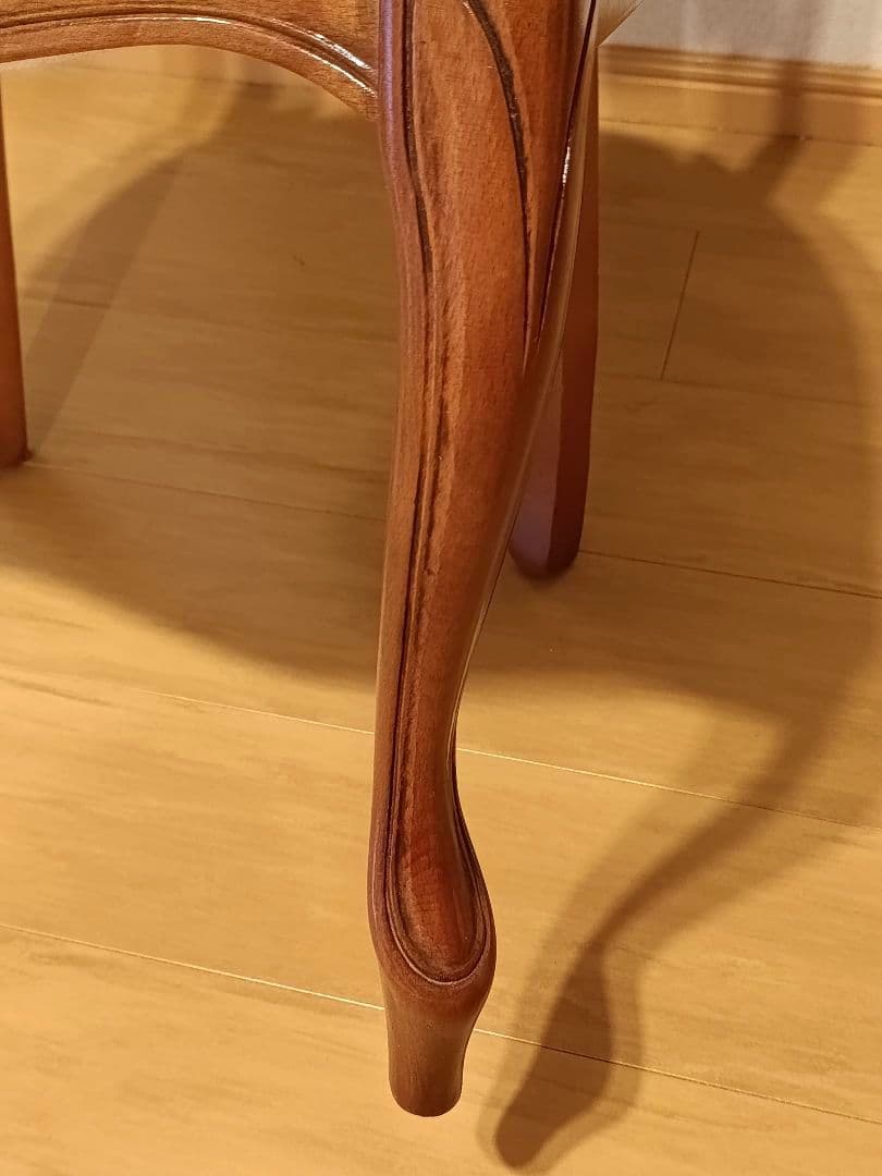 イタリア高級アンティーク調家具 ダイニングチェア リビングチェア 猫脚 B