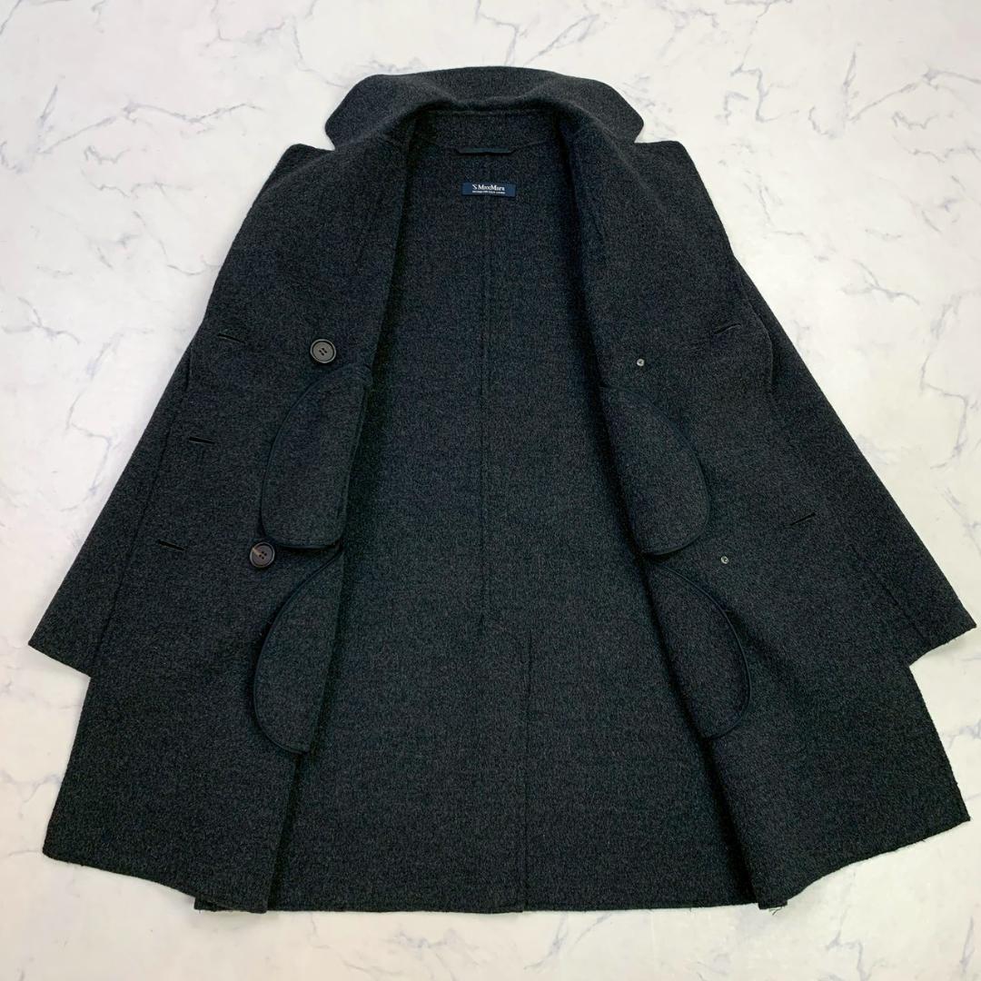 美品★ S Max Mara クチートアマーノ ダブルフェイス コート　D948