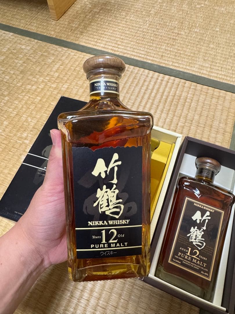 竹鶴 12年 ピュアモルト ウイスキー 660ml 2本セット