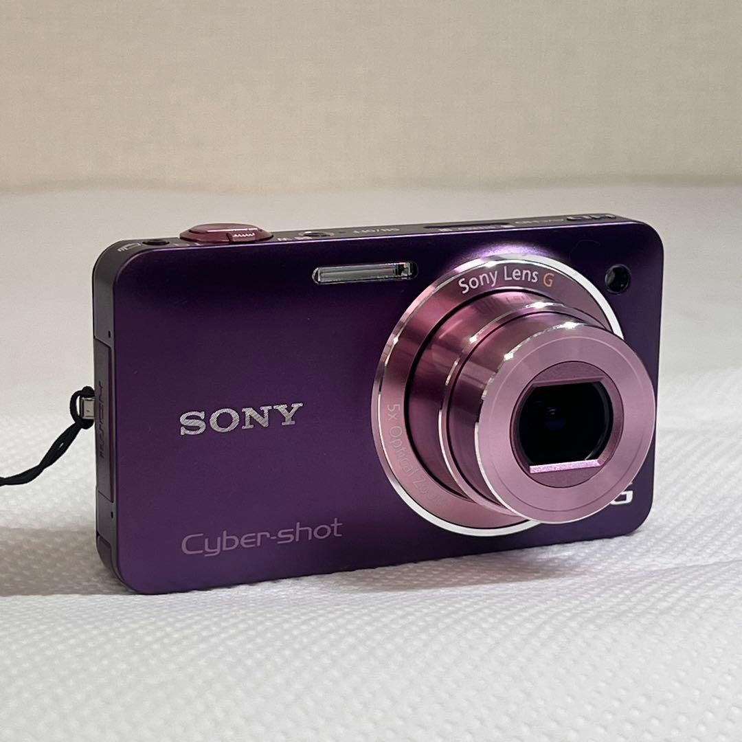 【美品】 ソニー SONY DSC-WX5 パープル デジタルカメラ