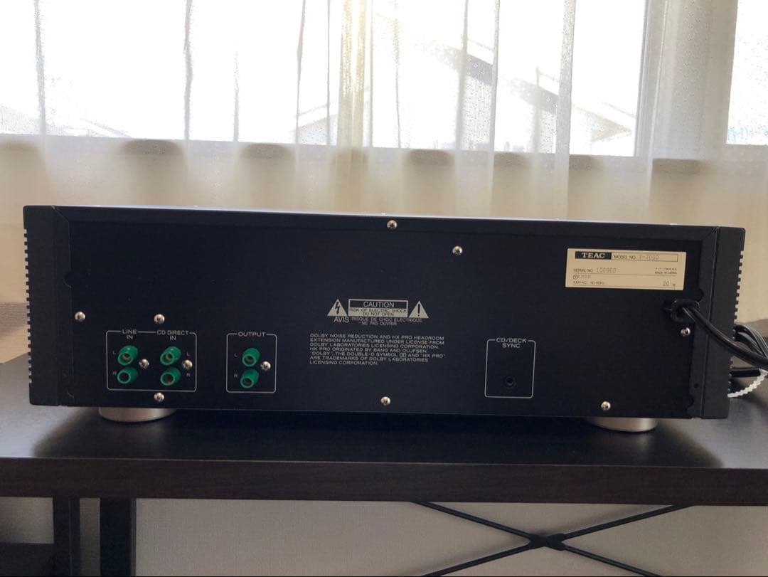 TEAC V-8000S CDプレーヤー カセットデッキ