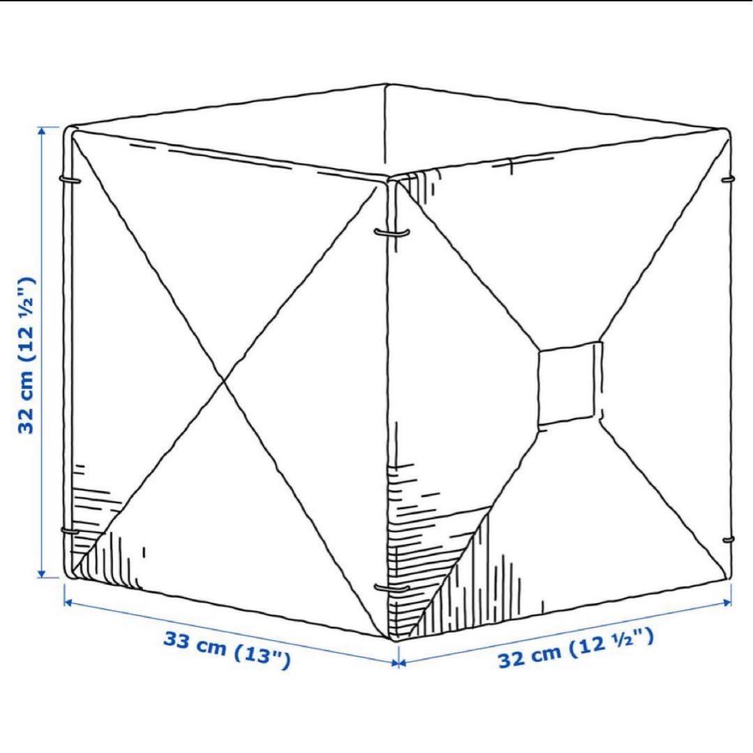 IKEA KNIPSA クニプサ バスケット シーグラス　収納カゴ　6個