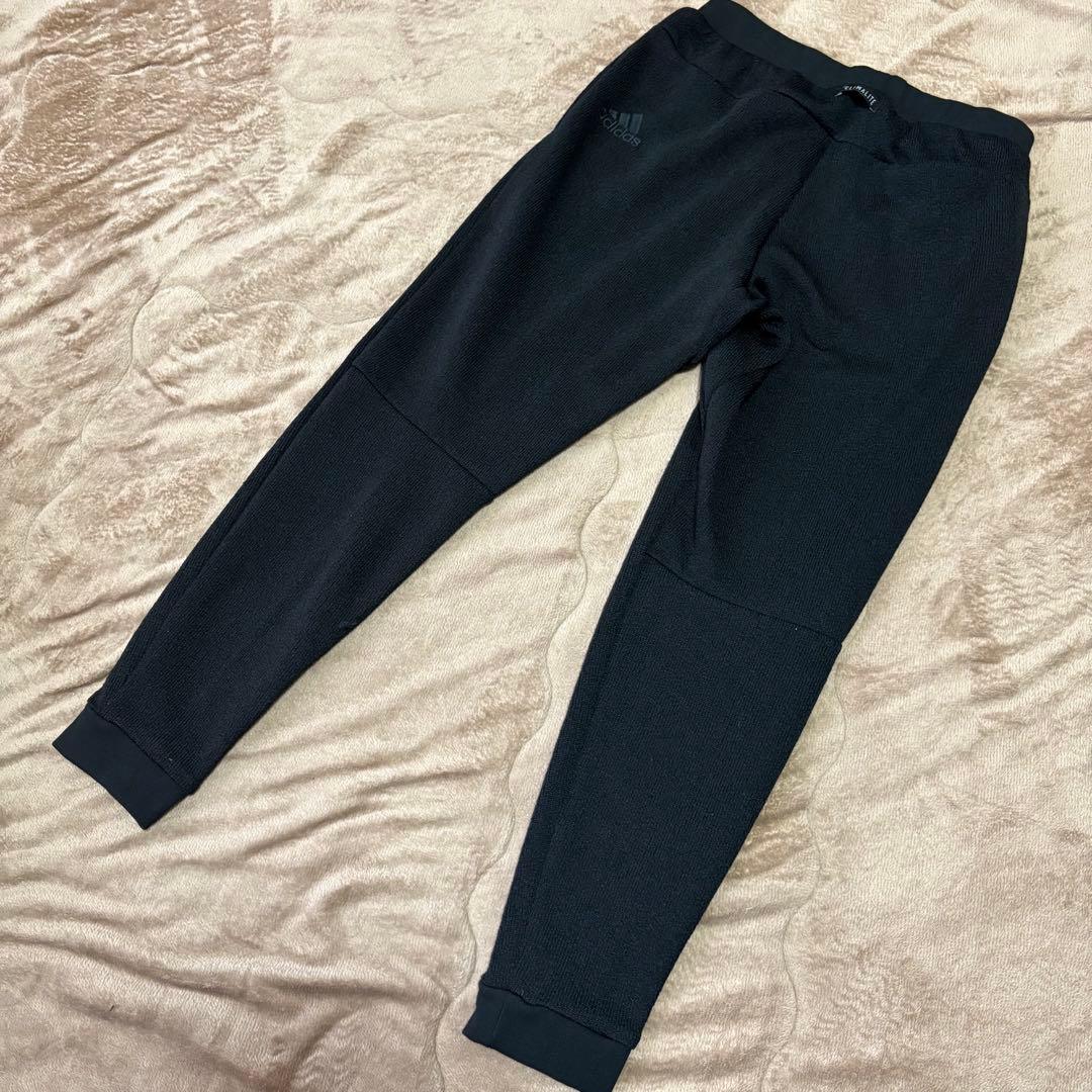 【極美品】アディダス PLSニットジャージセットアップ　メンズM 黒