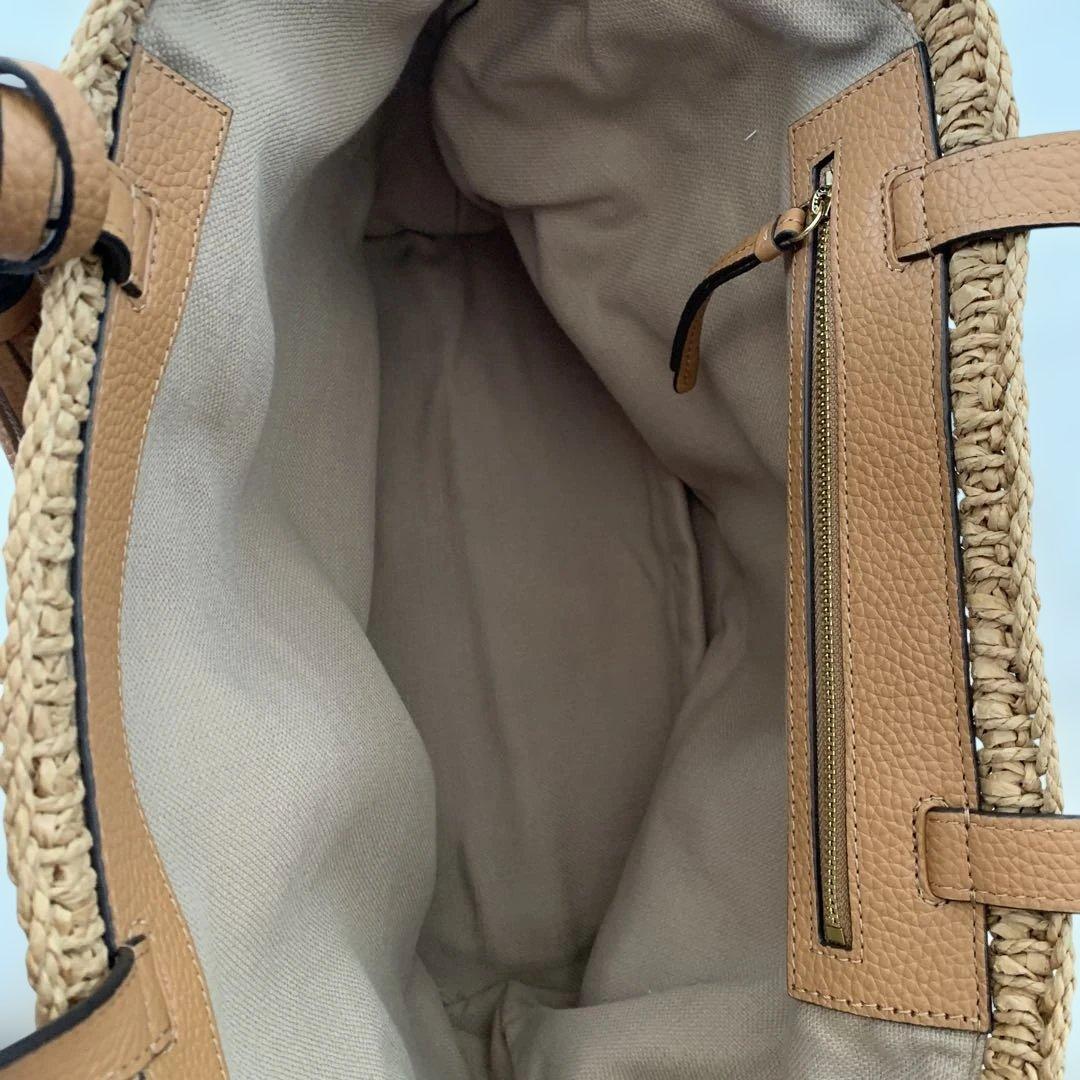 Tory Burch ベージュ トートバッグ フリンジ付き