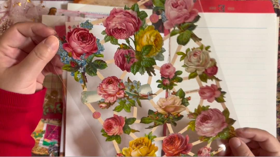 クリスマスおすそ分けファイル　ジャンクジャーナル　コラージュ素材