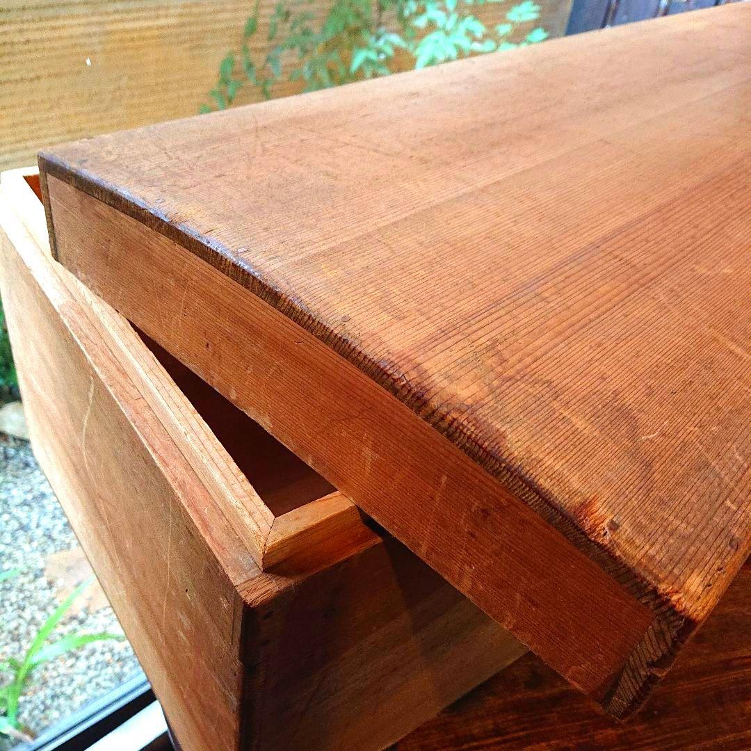 今月中の値下げです！骨董 総檜 軸箱