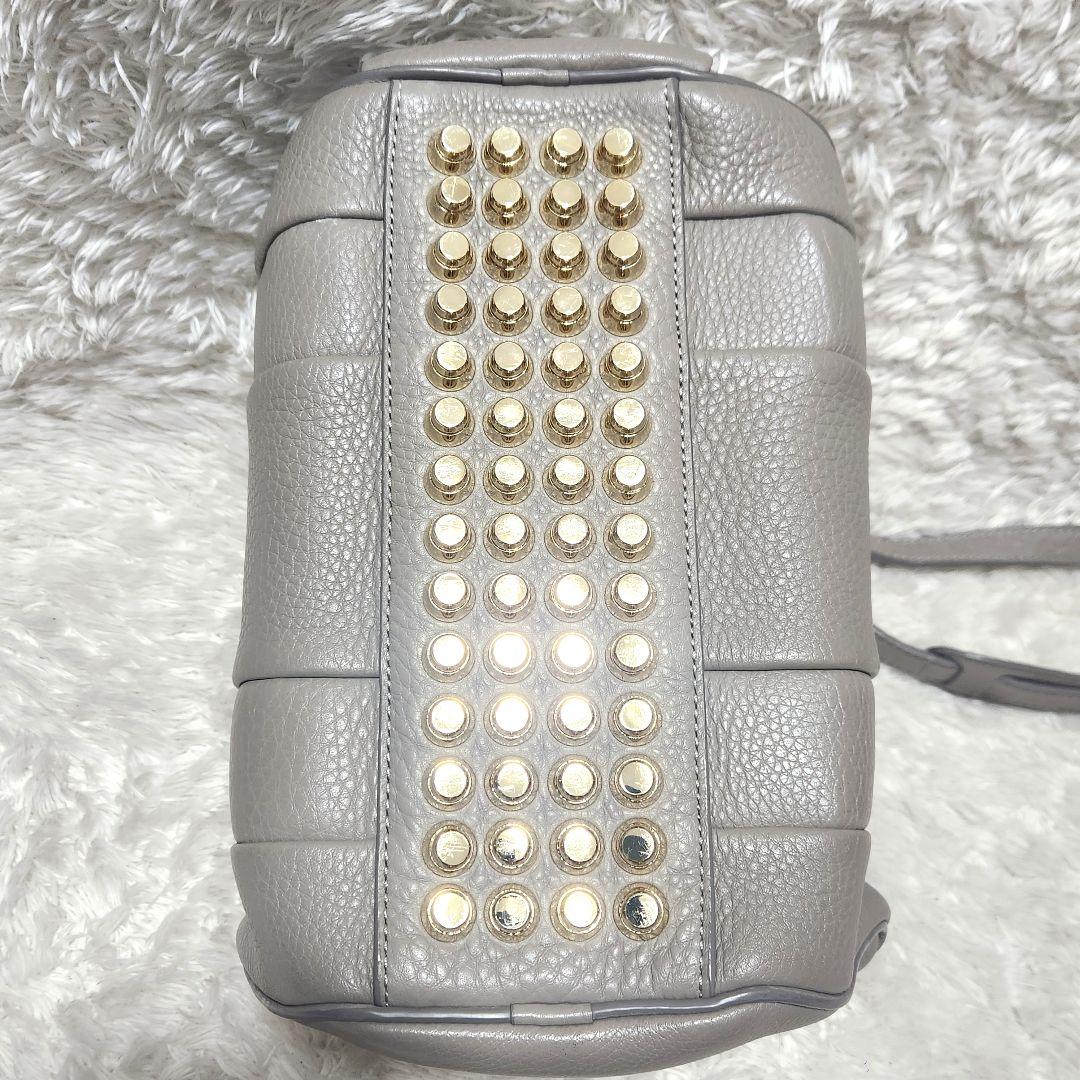 2way シボ革 スタッズ ショルダーバッグ ハンドバッグ アレキサンダーワン