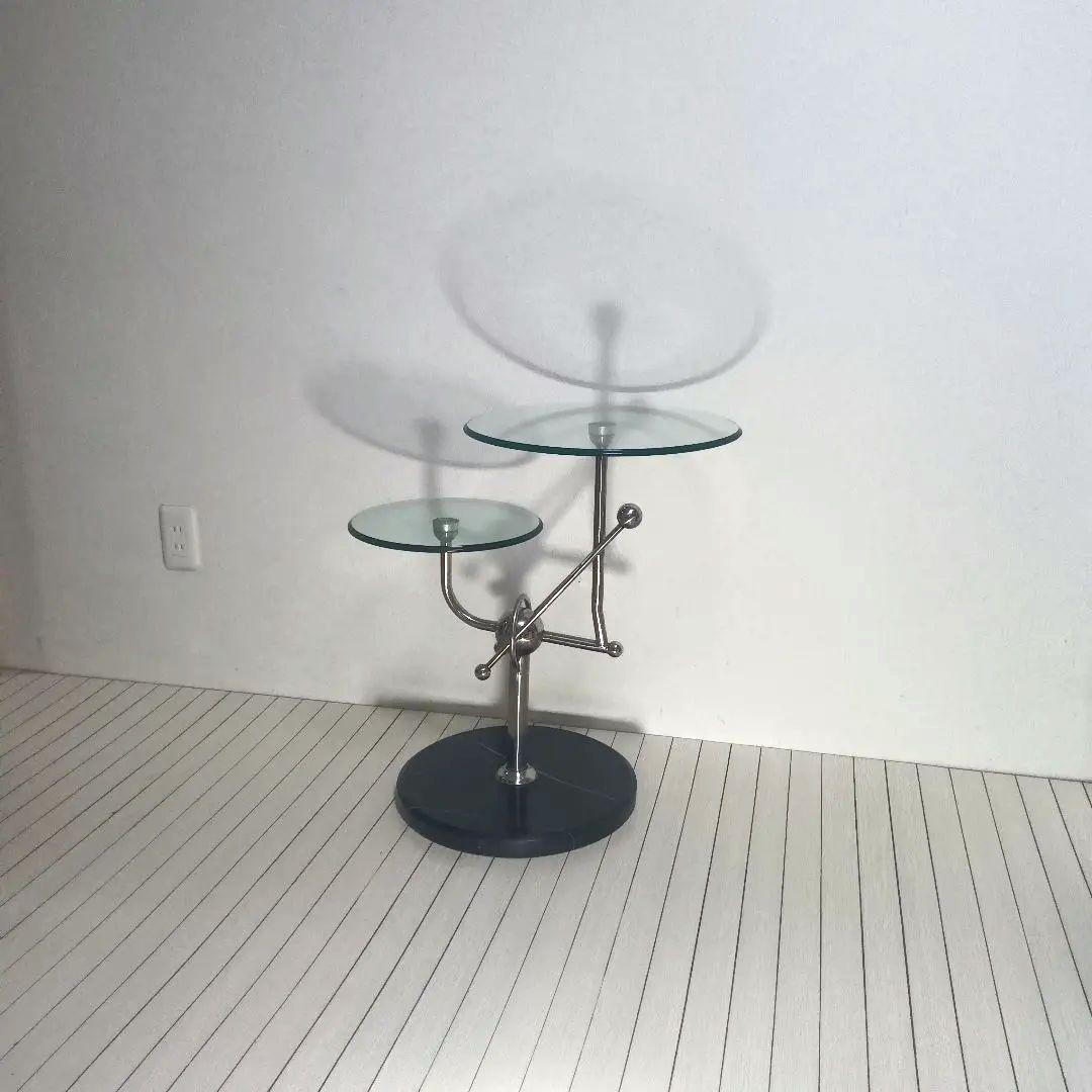 ミッドセンチュリー　ガラス　コーヒーテーブル