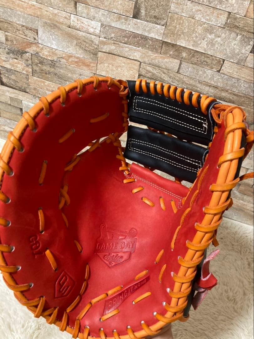 美品　GLOVE WORKS キャッチャーミット 野球　左利き