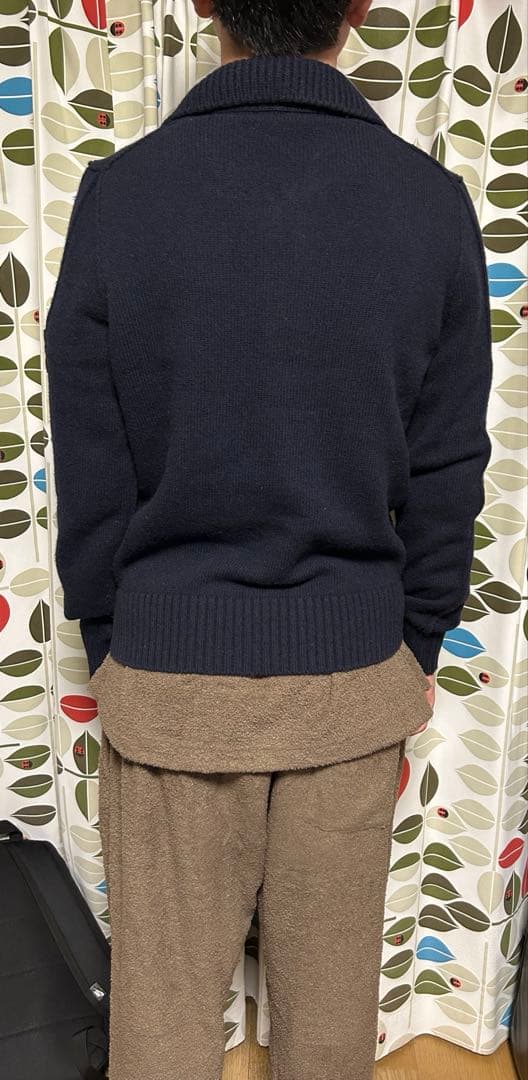 STONE ★正規品☆ネイビー☆ジップアップセーター☆M