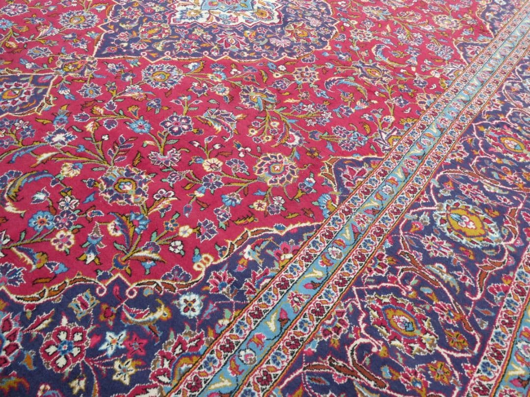 大判　ペルシャ絨毯　401×294cm　イラン産　手織り