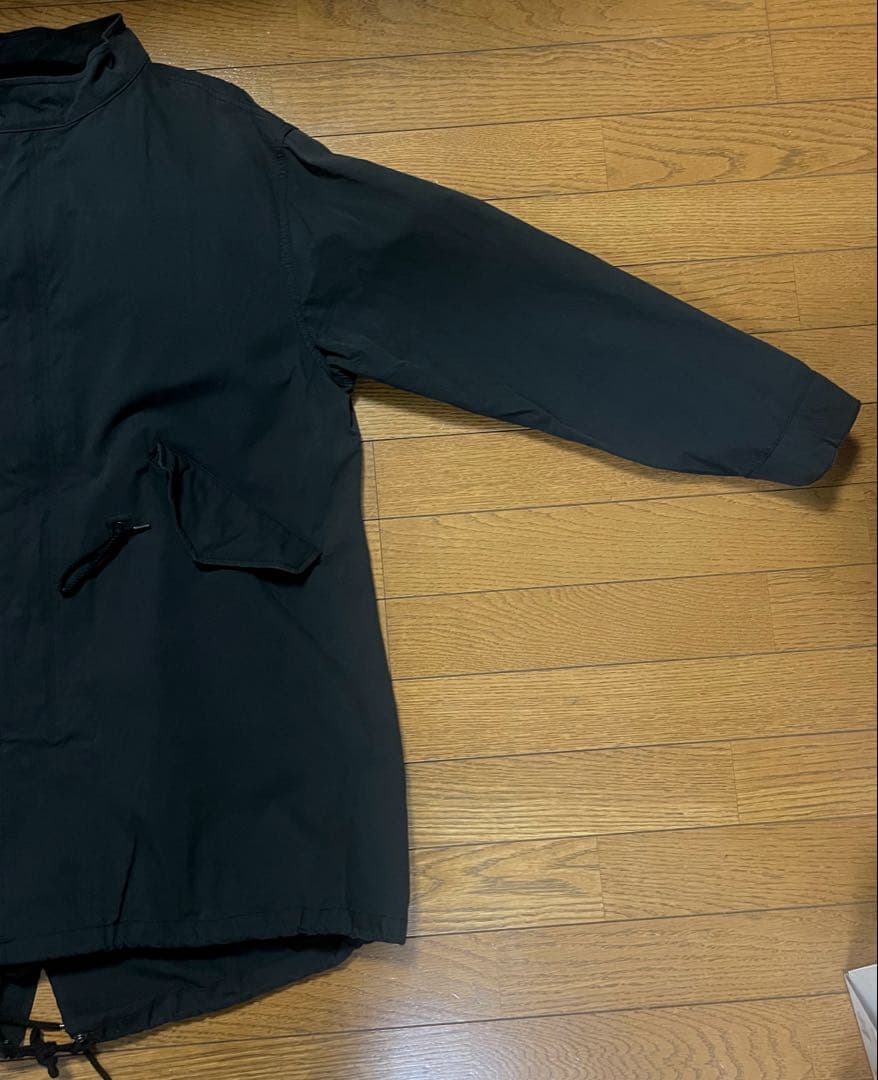 ヒューストン M-65 モッズコート 3way m65 フィッシュテール 黒