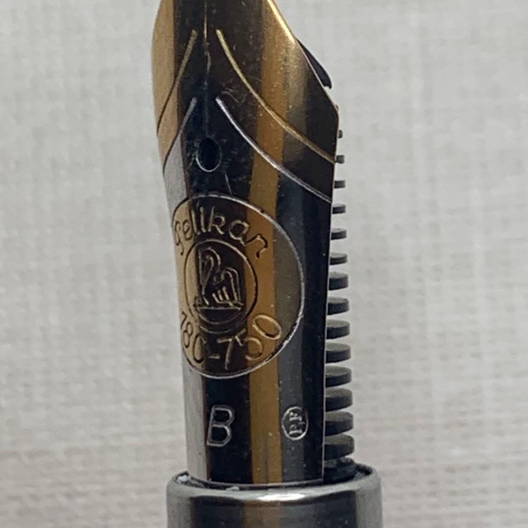 【希少】　ペリカン スーベレーン　#600 ペン先 18C PF刻印　万年筆