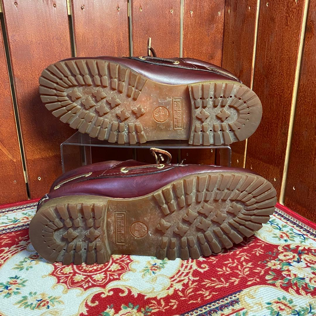 Timber land 3eyeデッキシューズ　モカシン　ボルドー　8