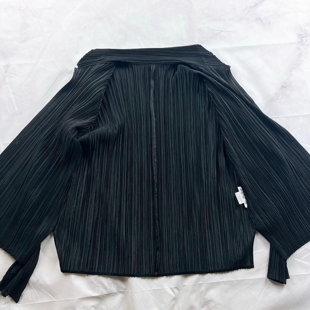 極美品✨PLEATS PLEASE 丸襟 シャツ サイズ4 XL相当 長袖
